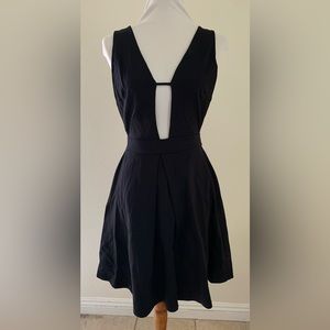 Charlotte Russe low cut sleeveless black dress